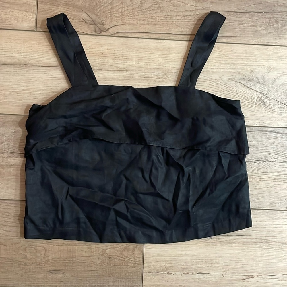 BANANA REPUBLIC Linen Crop Top